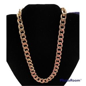 Gold Chunky Chain 18” Necklace